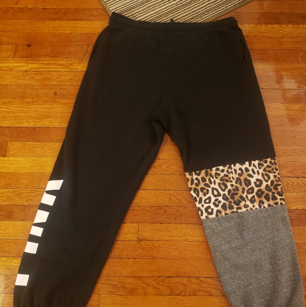 Colorblock Cheetah Campus Pant